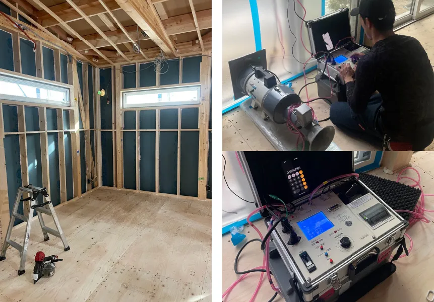 平均C値0.3cm/㎡以下の家づくり